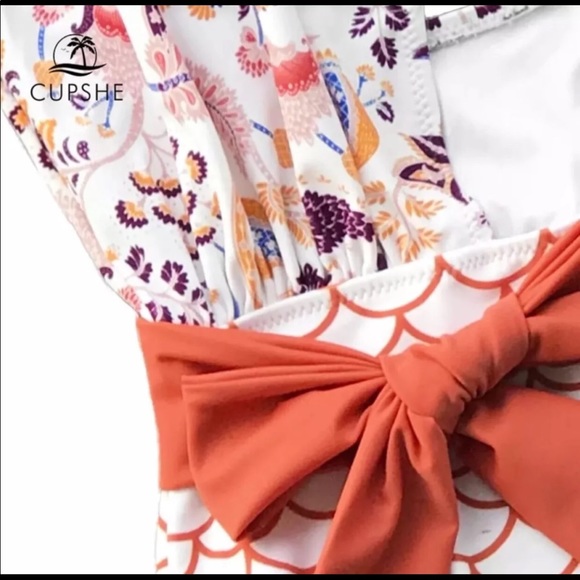 •JUST IN &LAST 1•NWT CupShe Orange Dream 1 Piece • - Picture 6 of 16